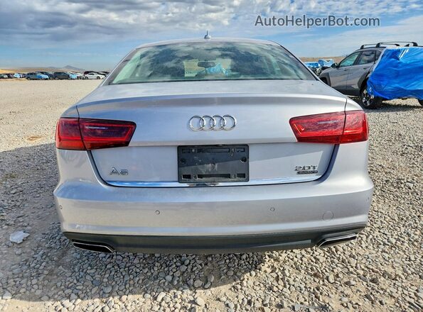 WAUG8AFC0HN101243 2017 AUDI A6 Silver Вид ззаду