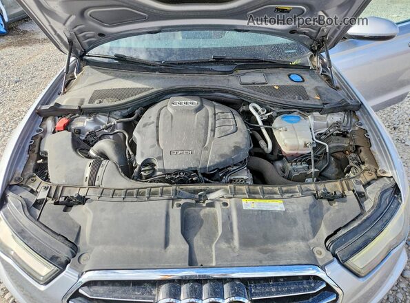 WAUG8AFC0HN101243 2017 AUDI A6 Silver Вид задньої частини салону