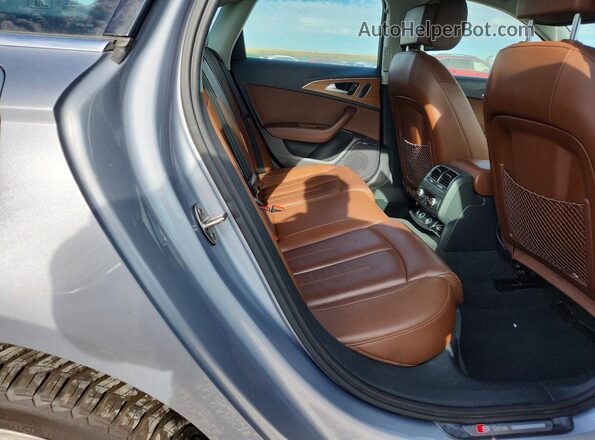 WAUG8AFC0HN101243 2017 AUDI A6 Silver Вид задніх сидінь