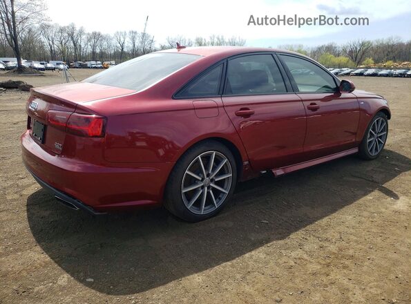 WAUG8AFC0JN051319 2018 AUDI A6 Burgundy უკანა მარჯვენა