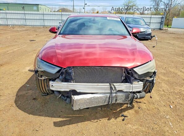 WAUG8AFC0JN051319 2018 AUDI A6 Burgundy წინა ხედი