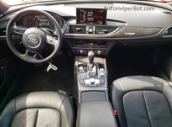 WAUG8AFC0JN051319 2018 AUDI A6 Burgundy წინა პანელის ხედი