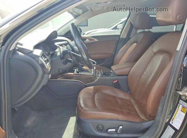 WAUG8AFC1JN028017 2018 AUDI A6 Black Front interior view