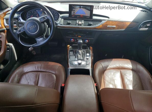 WAUG8AFC1JN028017 2018 AUDI A6 Black Dashboard view
