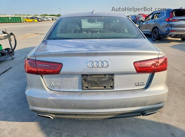WAUG8AFC1JN059946 2018 AUDI A6 Gray Widok z tyłu