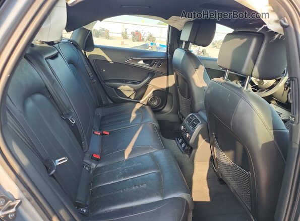 WAUG8AFC1JN059946 2018 AUDI A6 Gray Widok tylnych siedzeń