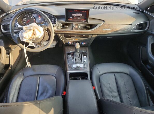 WAUG8AFC1JN059946 2018 AUDI A6 Gray Widok deski rozdzielczej