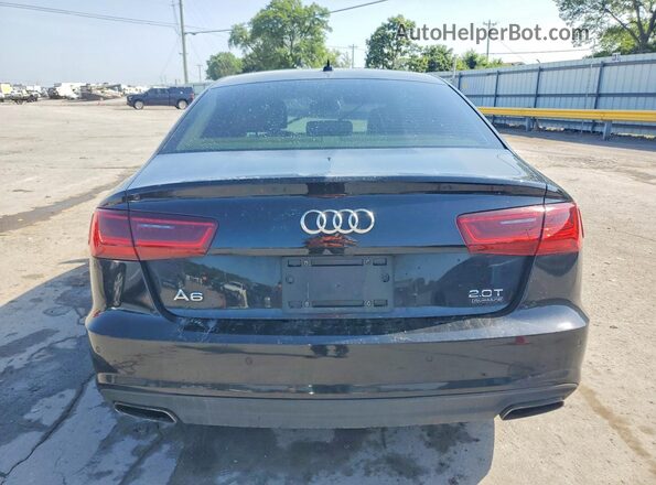 WAUG8AFC2JN105588 2018 AUDI A6 Black Rear view