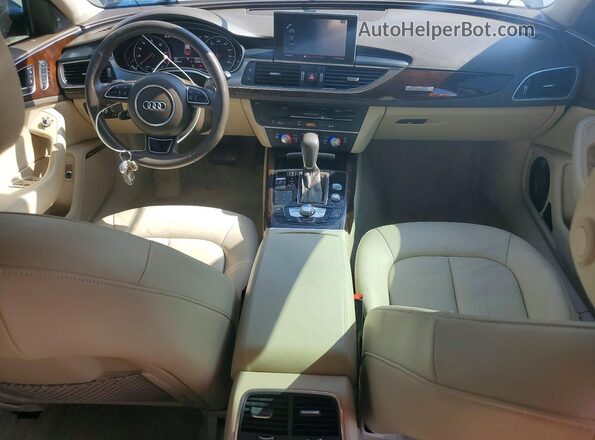 WAUG8AFC2JN105588 2018 AUDI A6 Black Dashboard view