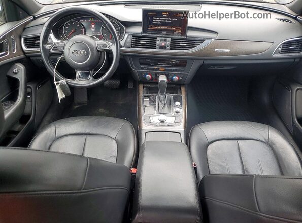 WAUG8AFC4HN079084 2017 AUDI A6 Black Առջևի վահանակի տեսք