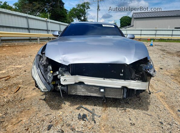 WAUG8AFC4JN095758 2018 AUDI A6 Silver Front view