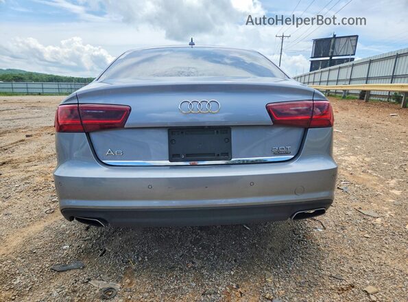 WAUG8AFC4JN095758 2018 AUDI A6 Silver Rear view