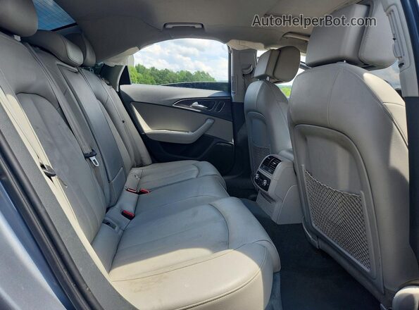 WAUG8AFC4JN095758 2018 AUDI A6 Silver Rear seats view