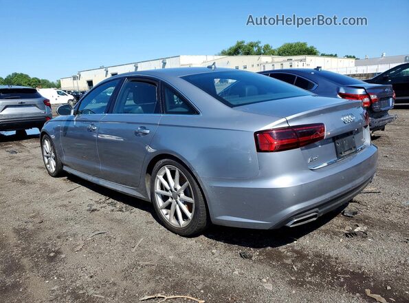 WAUG8AFC6JN043600 2018 AUDI A6 Серебряный Задняя левая четверть