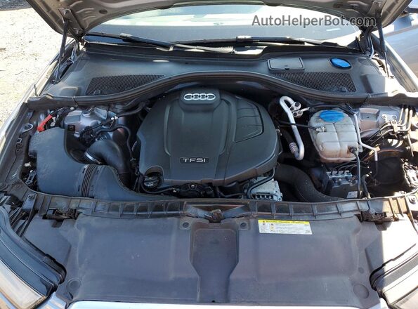 WAUG8AFC6JN043600 2018 AUDI A6 Серебряный Вид задней части салона