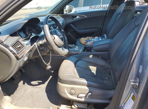 WAUG8AFC6JN043600 2018 AUDI A6 Серебряный Вид салона спереди
