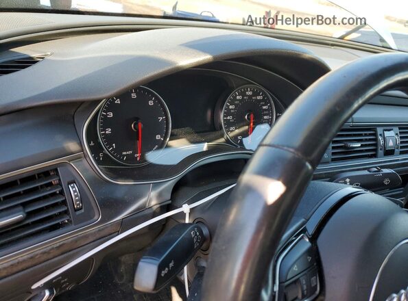 WAUG8AFC6JN043600 2018 AUDI A6 Серебряный Вид щитка приборов