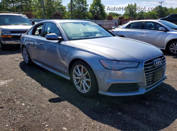 WAUG8AFC6JN043600 2018 AUDI A6 Серебряный Передняя правая четверть