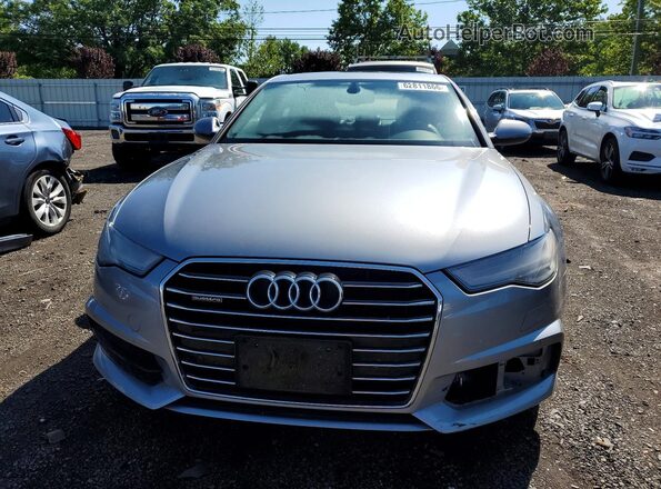 WAUG8AFC6JN043600 2018 AUDI A6 Серебряный Вид спереди