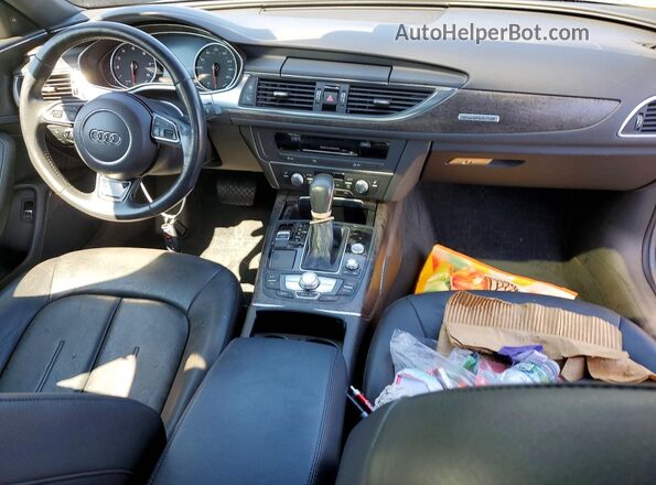 WAUG8AFC6JN043600 2018 AUDI A6 Серебряный Вид панели приборов