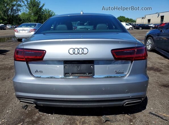 WAUG8AFC6JN043600 2018 AUDI A6 Серебряный Вид сзади