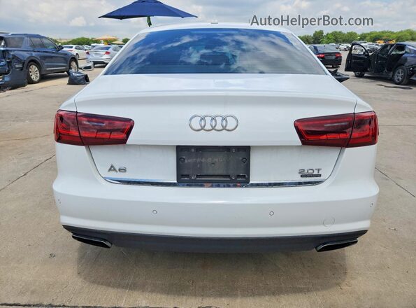 WAUG8AFC6JN088794 2018 AUDI A6 Белый Вид сзади