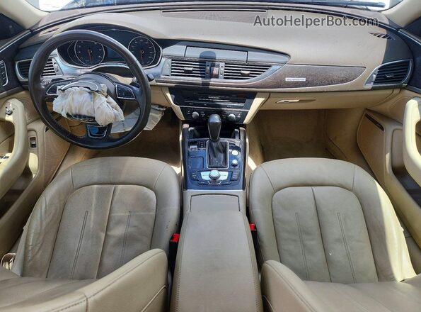 WAUG8AFC6JN088794 2018 AUDI A6 Белый Вид панели приборов