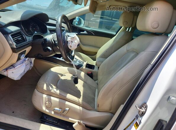 WAUG8AFC6JN088794 2018 AUDI A6 Белый Вид салона спереди