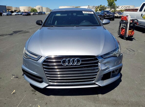 WAUG8AFC7JN026532 2018 AUDI A6 Серебряный Вид спереди