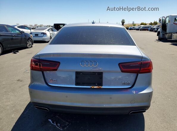 WAUG8AFC7JN026532 2018 AUDI A6 Серебряный Вид сзади