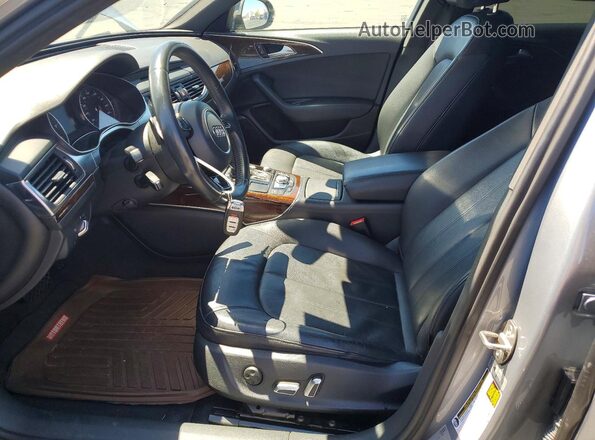 WAUG8AFC7JN026532 2018 AUDI A6 Серебряный Вид салона спереди
