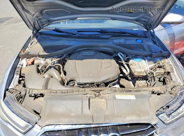 WAUG8AFC7JN026532 2018 AUDI A6 Серебряный Вид задней части салона