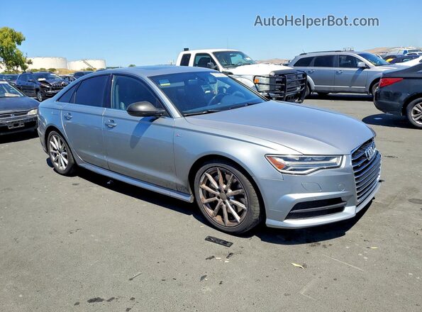 WAUG8AFC7JN026532 2018 AUDI A6 Серебряный Передняя правая четверть