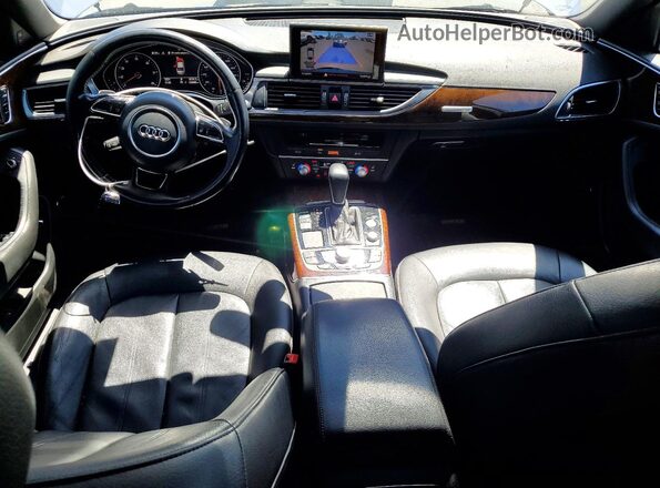 WAUG8AFC7JN026532 2018 AUDI A6 Серебряный Вид панели приборов