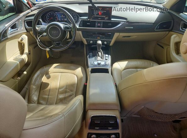 WAUG8AFC7JN049096 2018 AUDI A6 Black Widok deski rozdzielczej