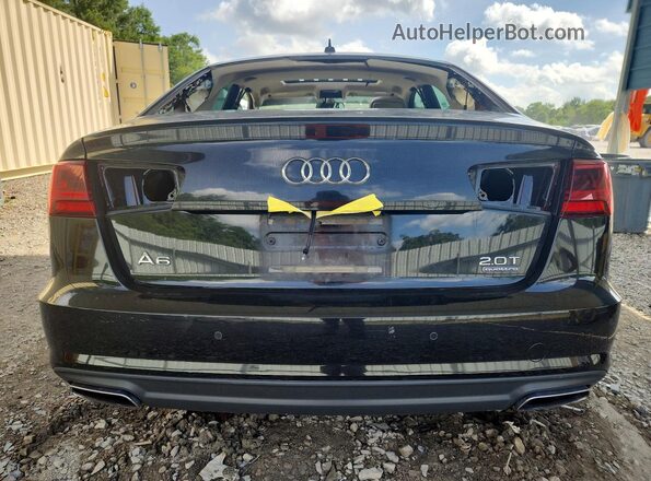 WAUG8AFC7JN049096 2018 AUDI A6 Black Widok z tyłu