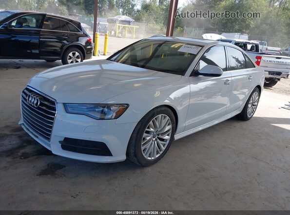 WAUG8AFCXHN051273 2017 AUDI A6 White წინა მარცხენა ხედი სამი მეოთხედიდან