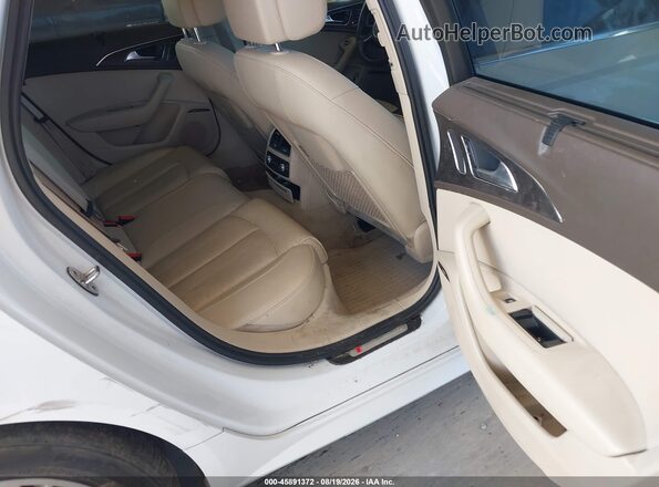 WAUG8AFCXHN051273 2017 AUDI A6 White VIN კოდის სტიკერის ხედი