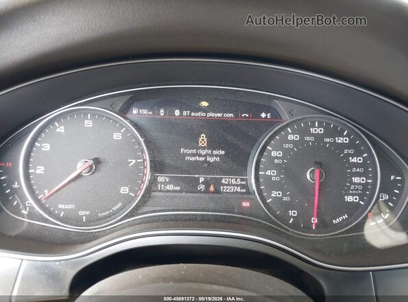 WAUG8AFCXHN051273 2017 AUDI A6 White უკანა სავარძლების ხედი