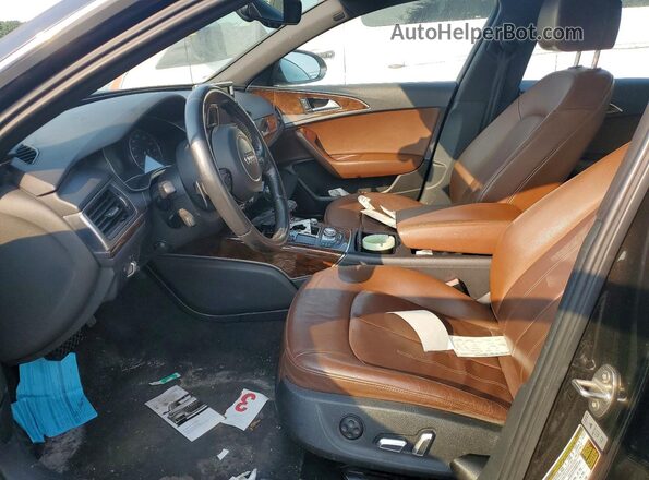 WAUGFAFC0GN008498 2016 AUDI A6 Черный Вид салона спереди