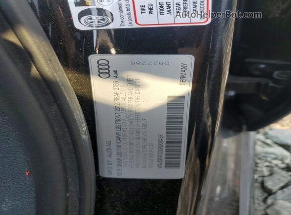 WAUGFAFC0GN008498 2016 AUDI A6 Черный Вид подкапотного пространства