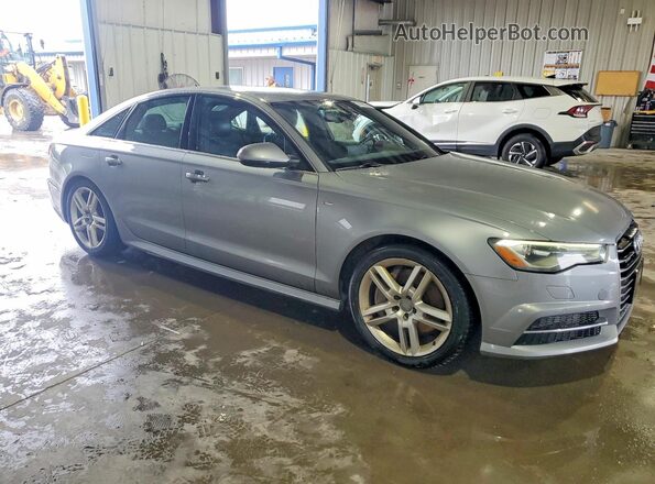 WAUGFAFC0GN010879 2016 AUDI A6 Silver Delantero derecho