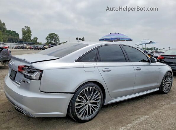 WAUGFAFC0GN024524 2016 AUDI A6 Gray Trasero derecho