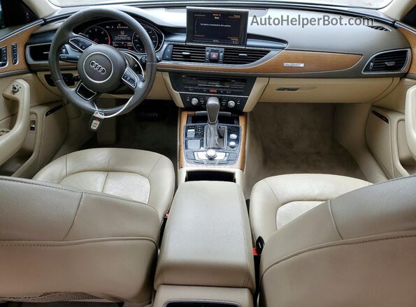 WAUGFAFC0GN024524 2016 AUDI A6 Gray Vista del salpicadero