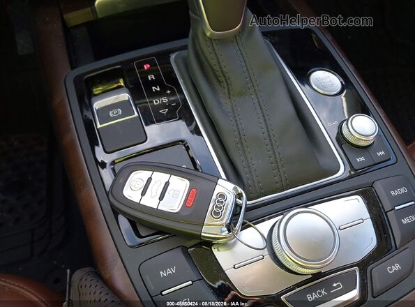 WAUGFAFC3GN024405 2016 AUDI A6 Brown Dashboard view