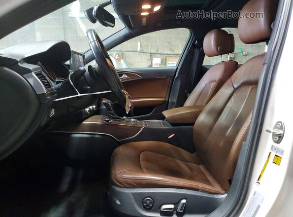 WAUGFAFC3GN094678 2016 AUDI A6 White Front interior view