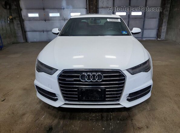 WAUGFAFC3GN094678 2016 AUDI A6 White Front view