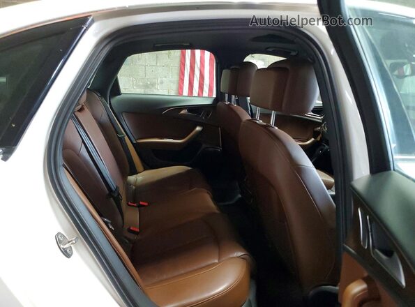 WAUGFAFC3GN094678 2016 AUDI A6 White Rear seats view