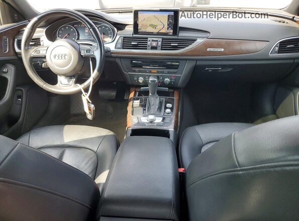 WAUGFAFC4GN109530 2016 AUDI A6 Silver Widok deski rozdzielczej