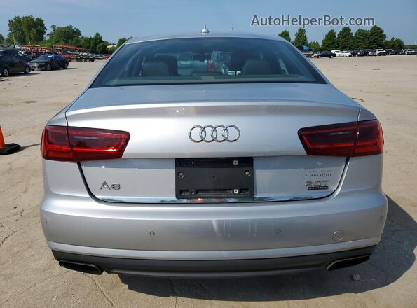 WAUGFAFC4GN109530 2016 AUDI A6 Silver Widok z tyłu